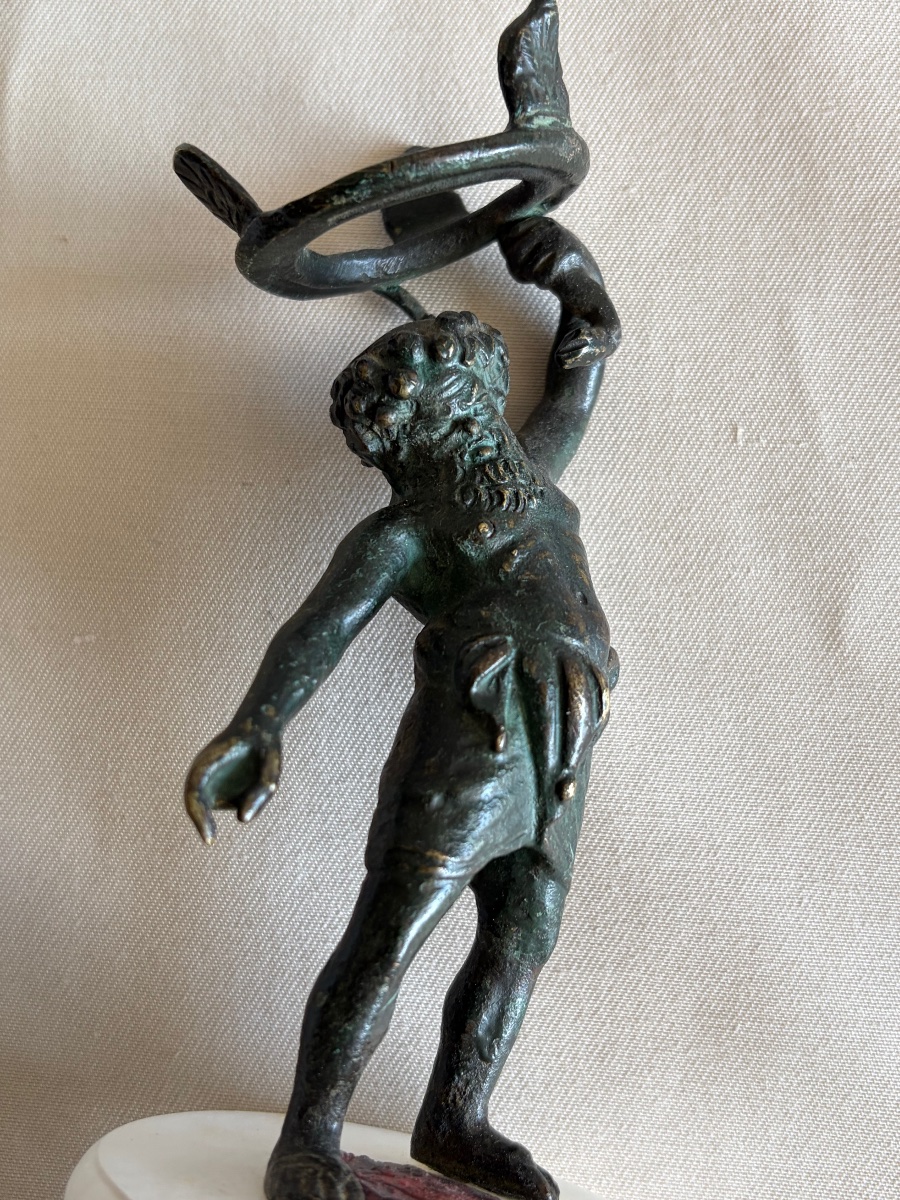 Statuette en bronze XIX ème-photo-4