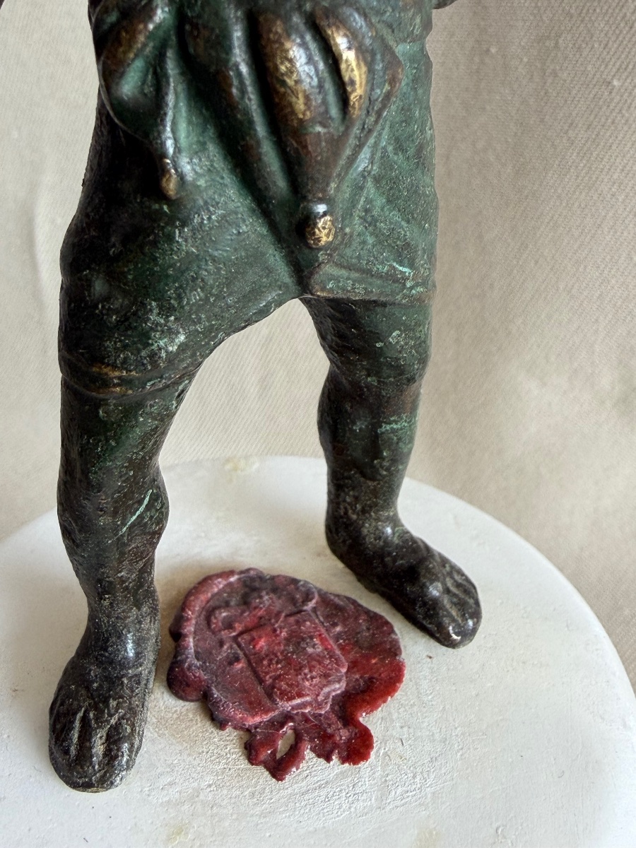 Statuette en bronze XIX ème-photo-5