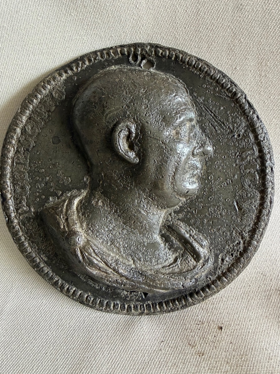 Médaille de plomb XVII ème-photo-2