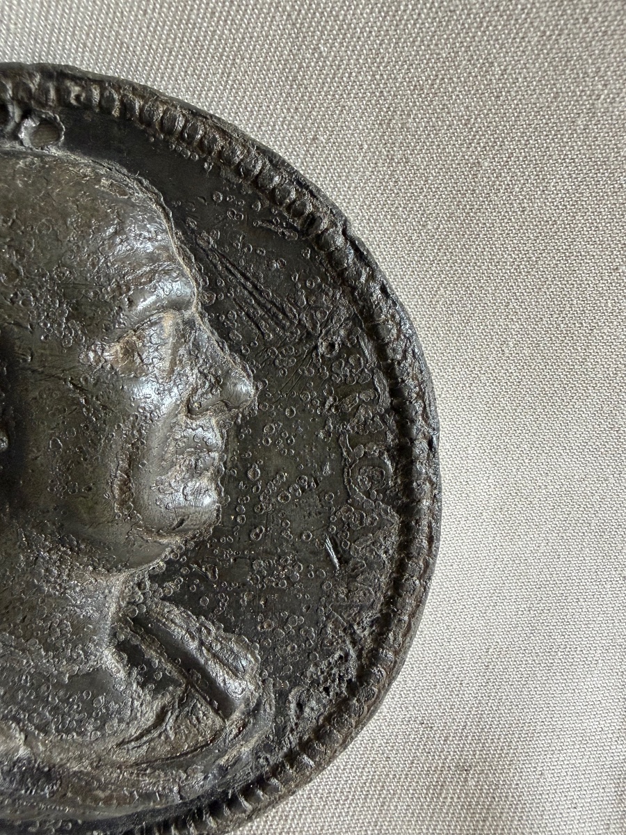 Médaille de plomb XVII ème-photo-3