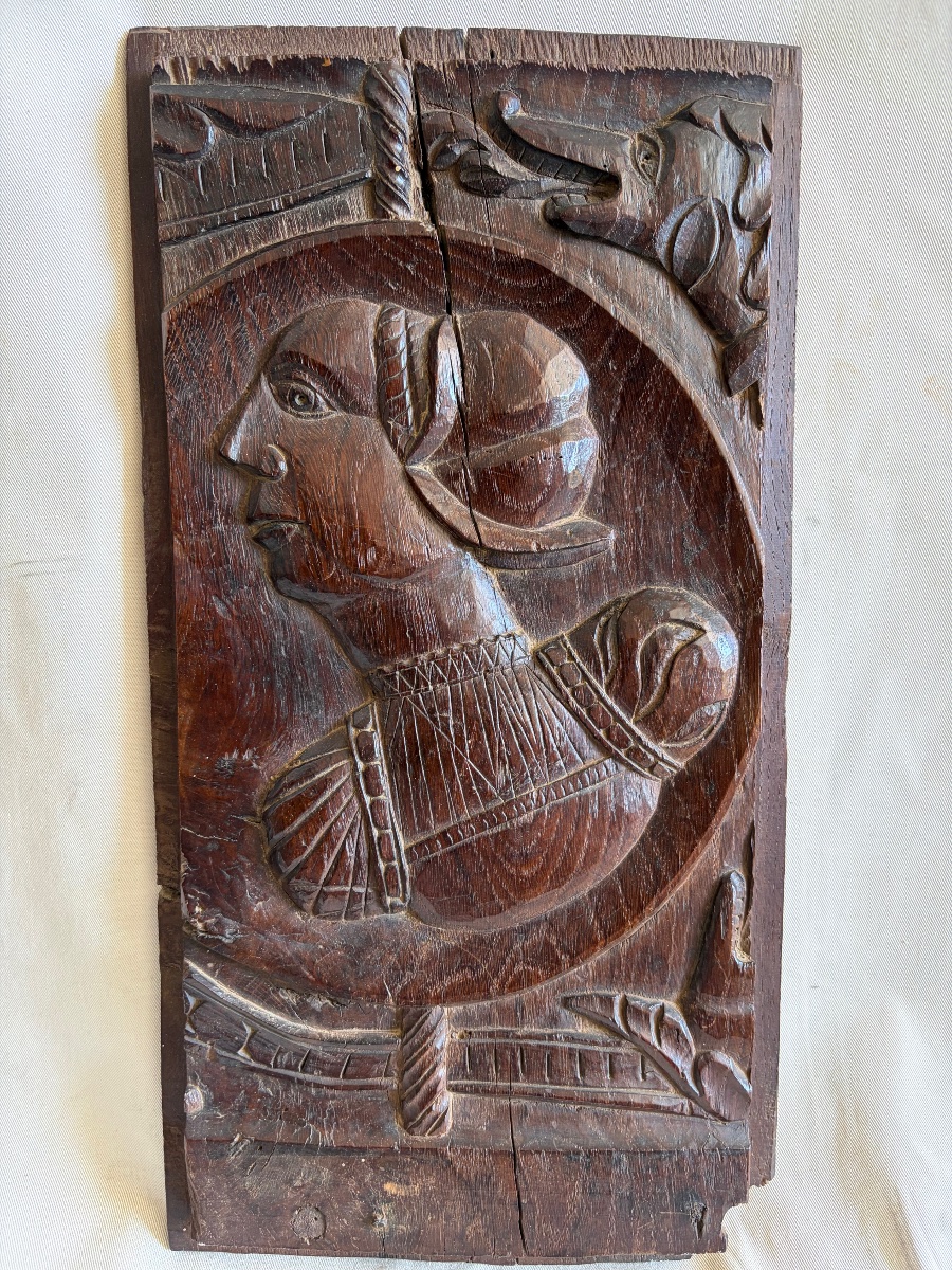 Panneau de coffre ou de porte d’époque renaissance
