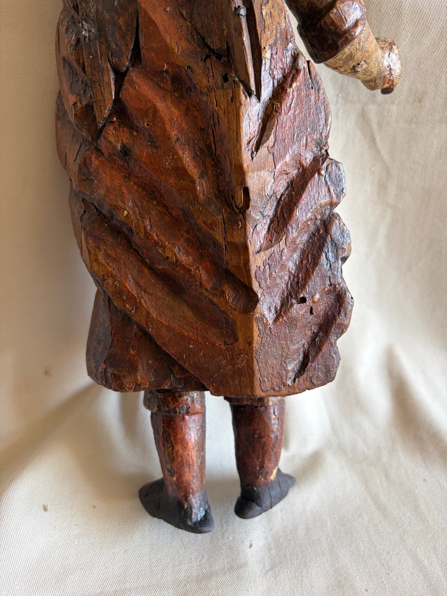 Polychrome Wooden Figurine -photo-6