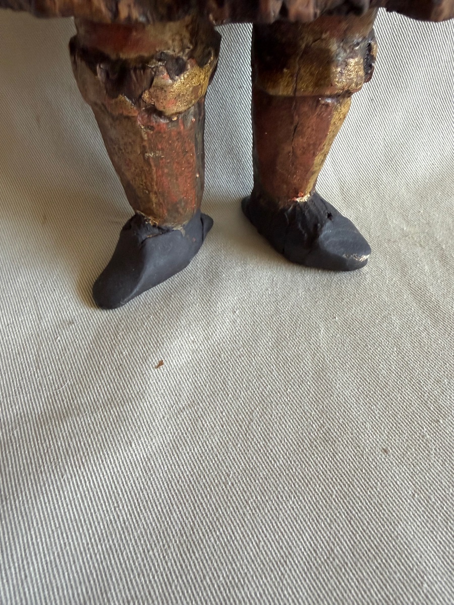 Polychrome Wooden Figurine -photo-8
