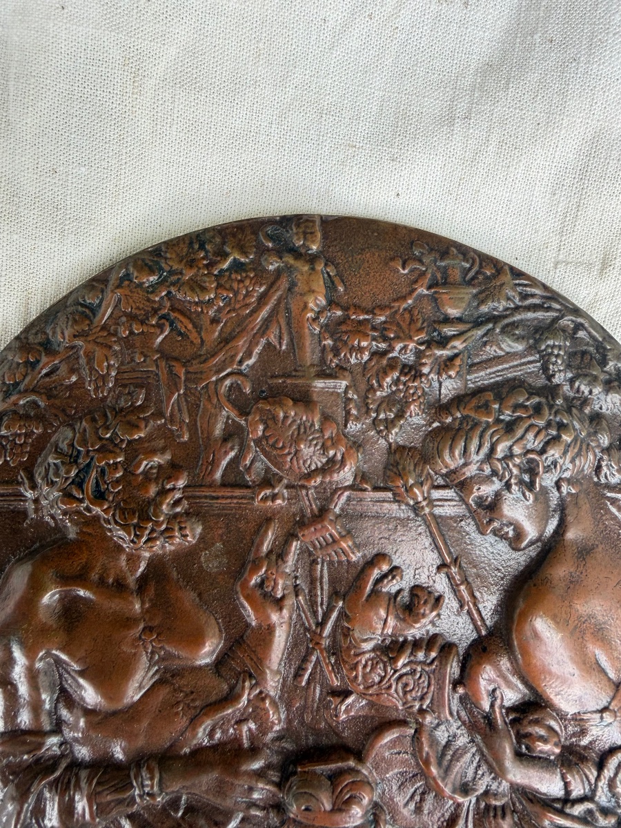 Bronze Medallion Modeled After Donatello, 19th Century-photo-6