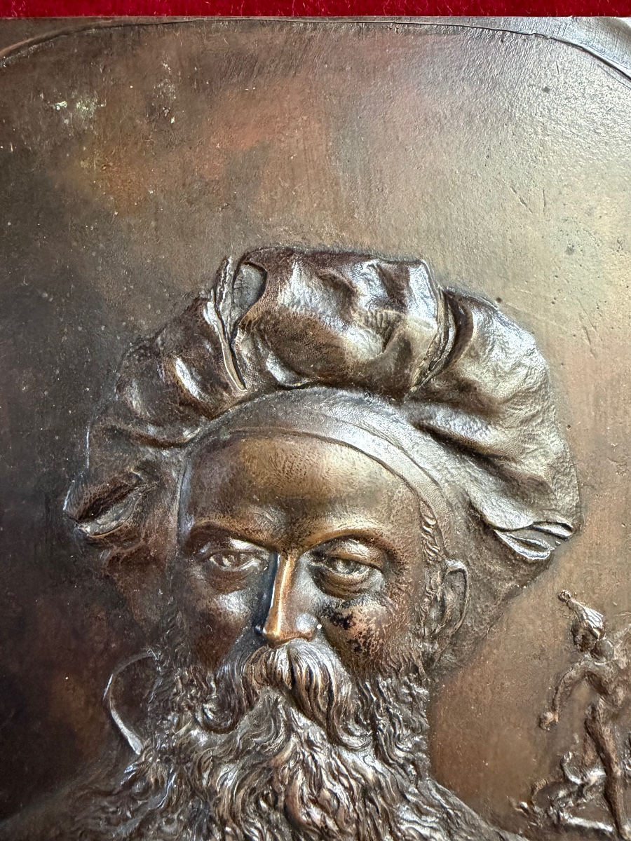 19th-century Bronze Plaque-photo-2