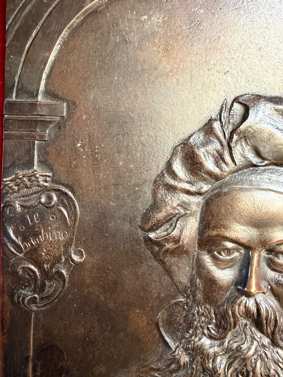 19th-century Bronze Plaque-photo-3