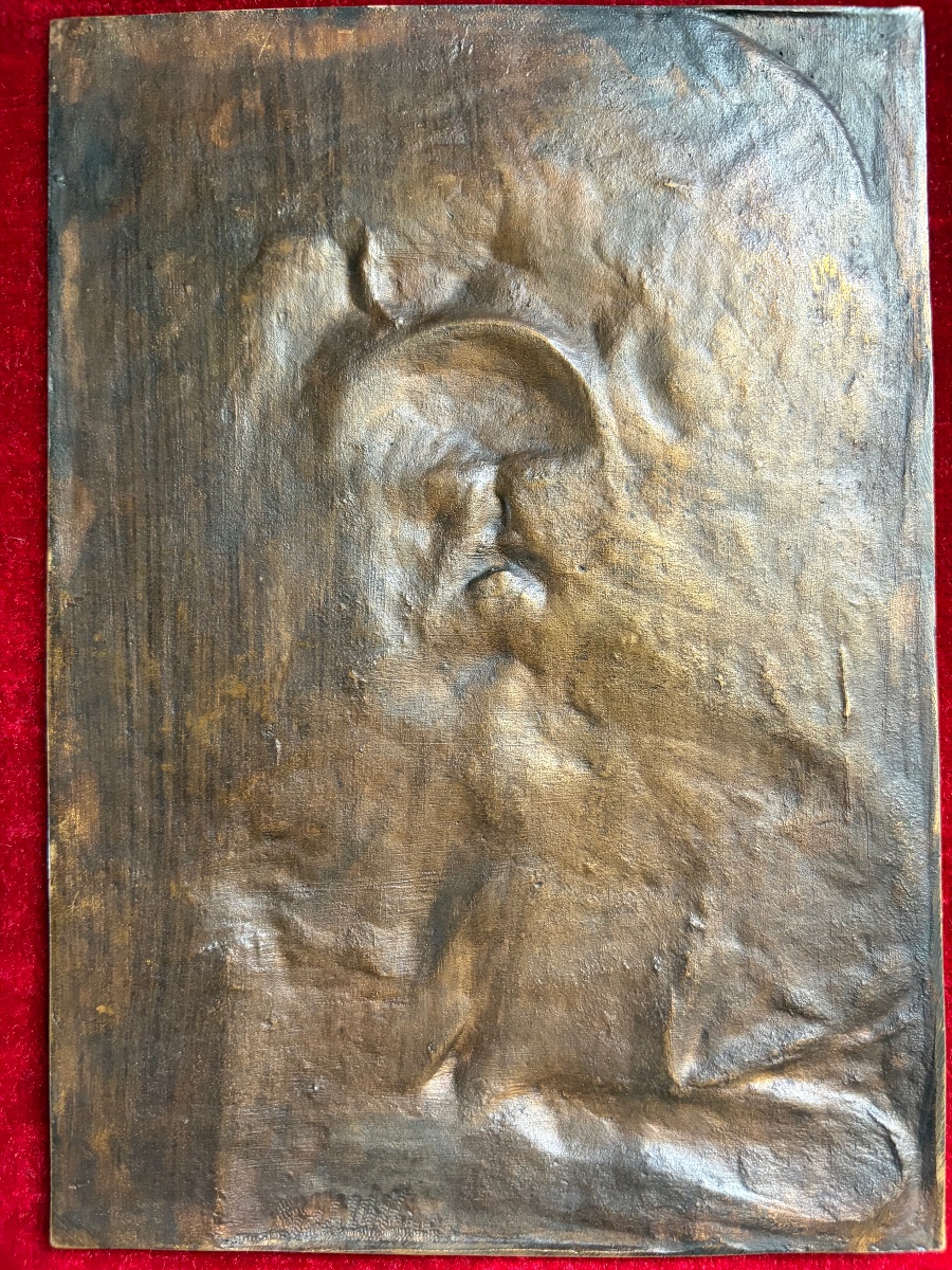 19th-century Bronze Plaque-photo-5