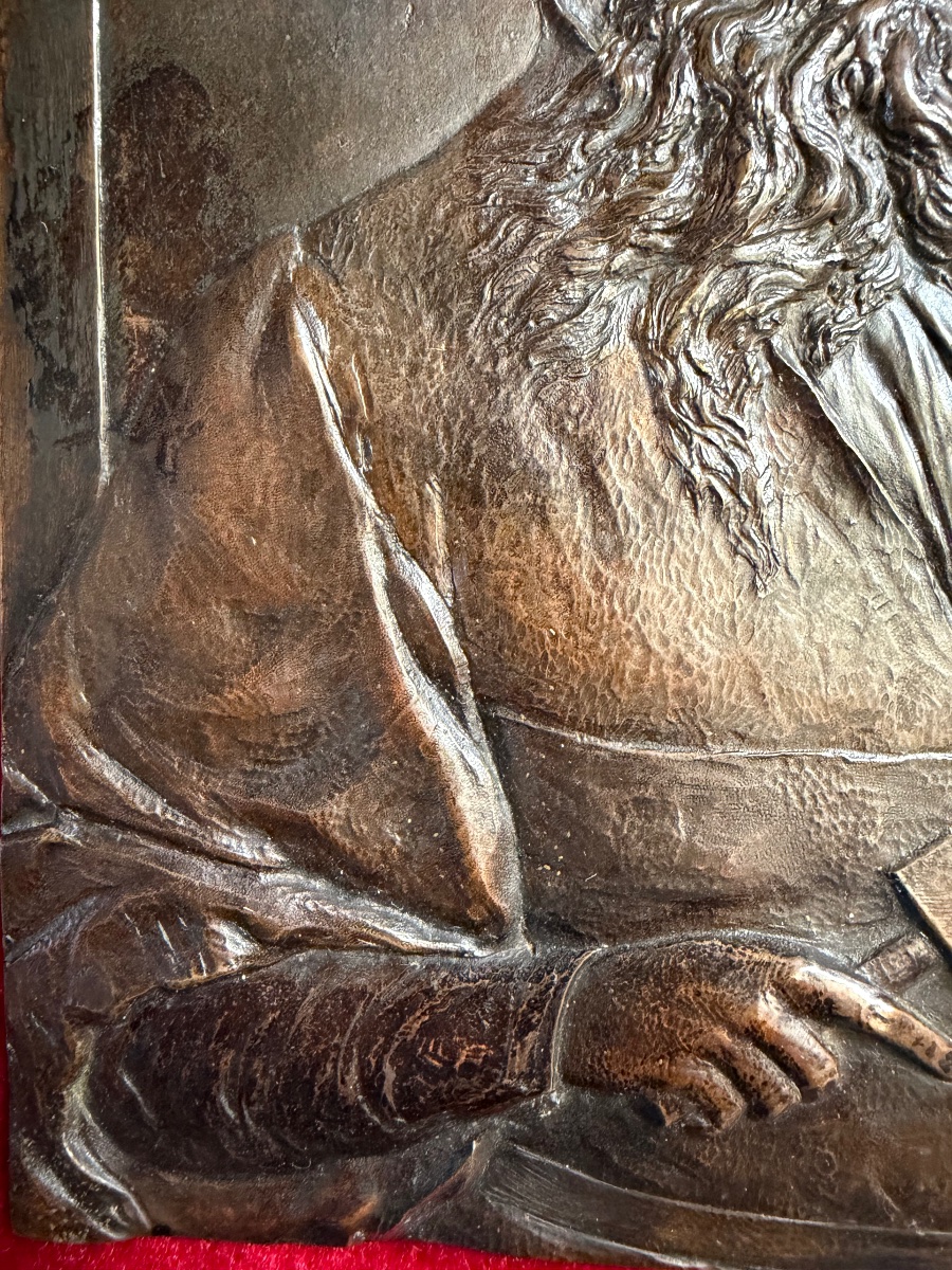19th-century Bronze Plaque-photo-6