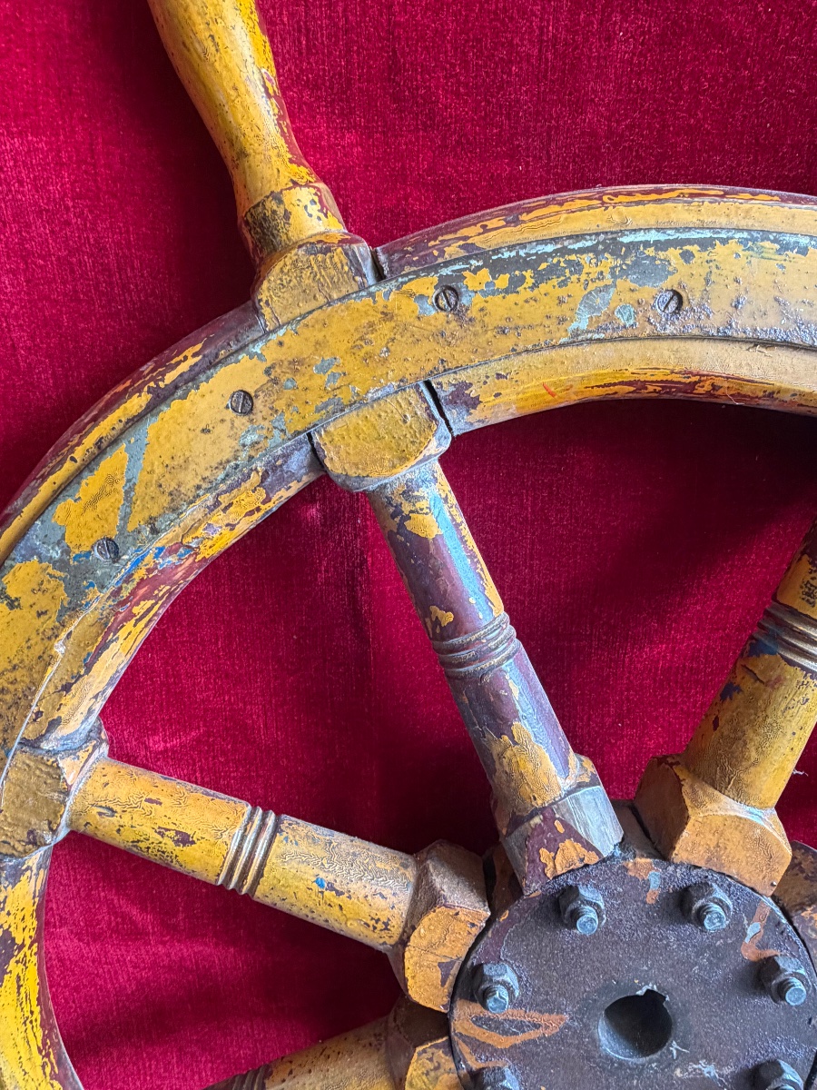 Antique Rudder Wheel-photo-3