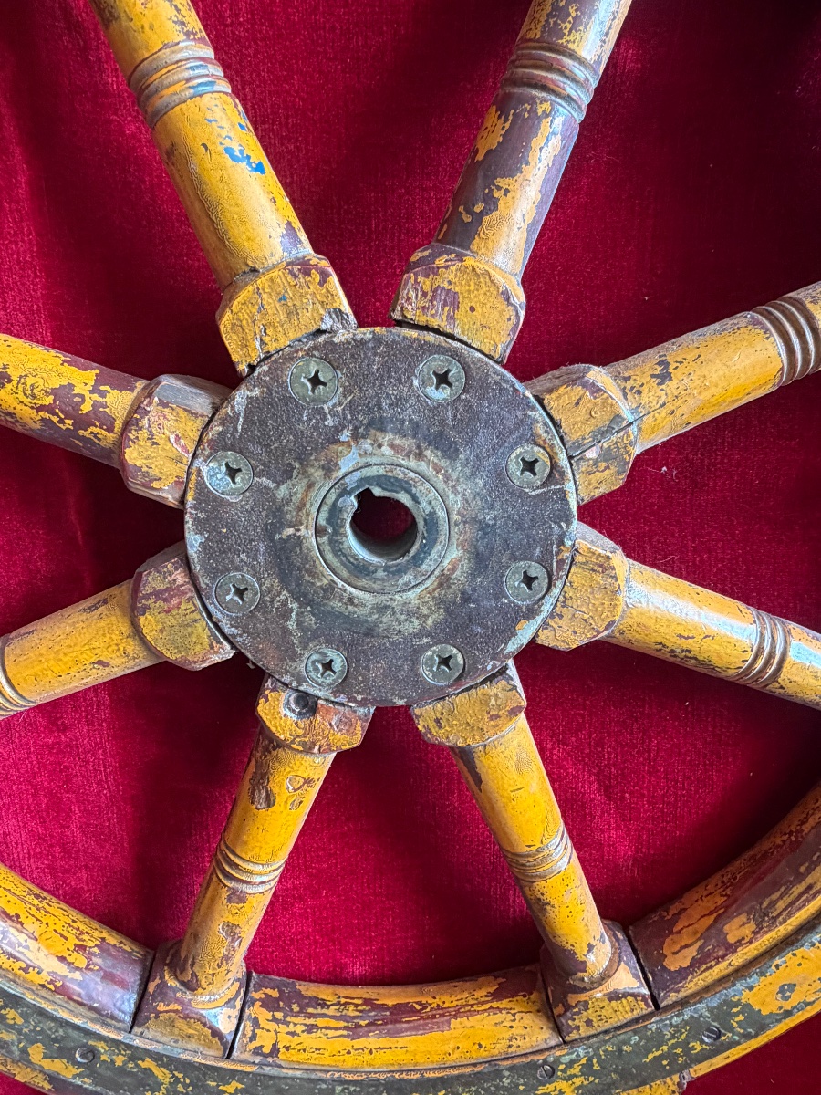 Antique Rudder Wheel-photo-1