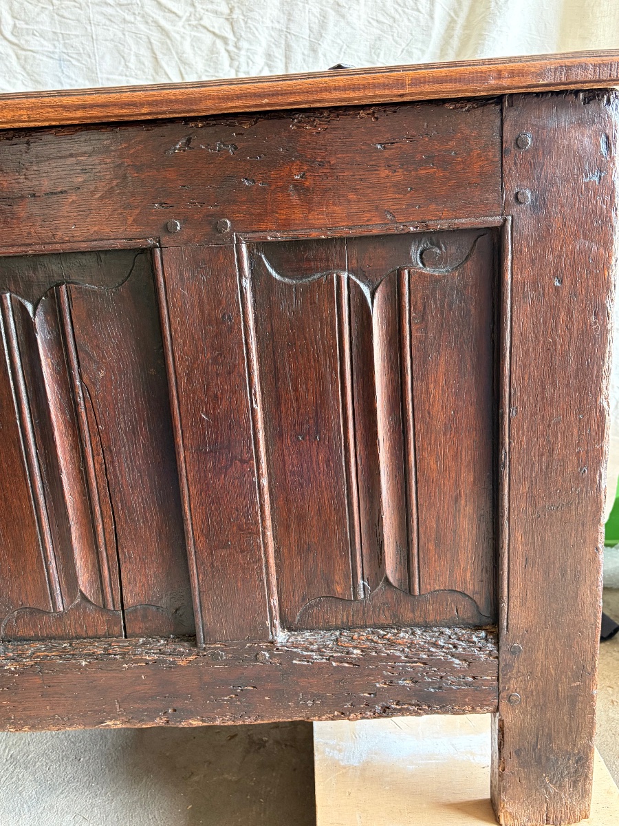 Chest With Paneled Sides, Late 15th Century, Early 16th Century-photo-6