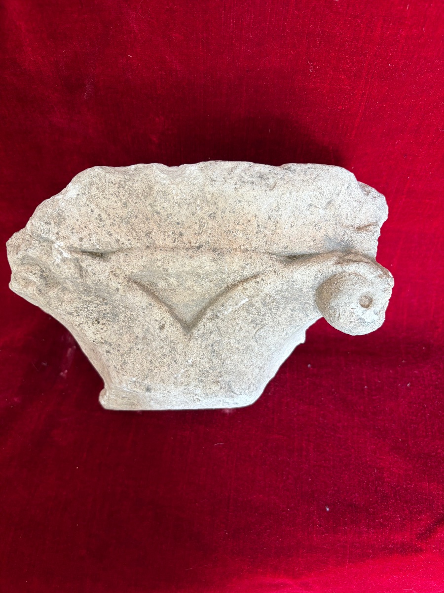 Fragment Of A Romanesque Capital