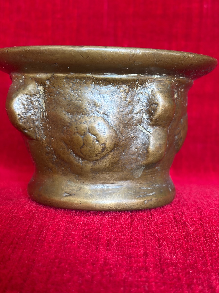 Small Bronze Apothecary Mortar-photo-2