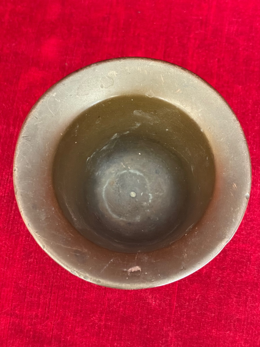 Small Bronze Apothecary Mortar-photo-4