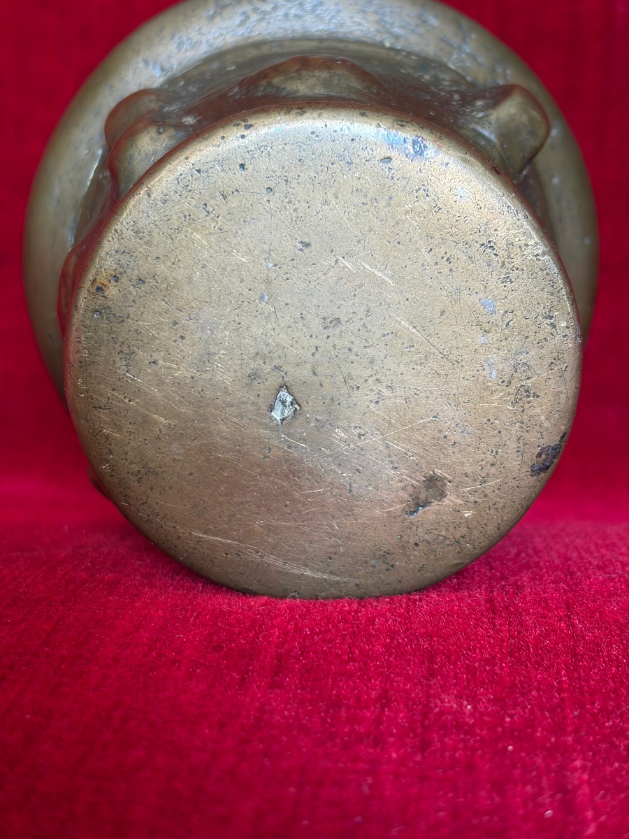 Small Bronze Apothecary Mortar-photo-5