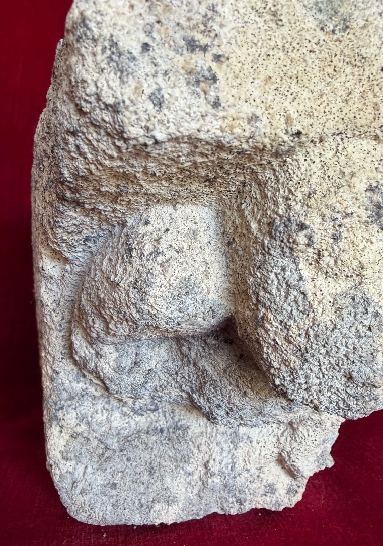 Élément en pierre sculptée roman-photo-4