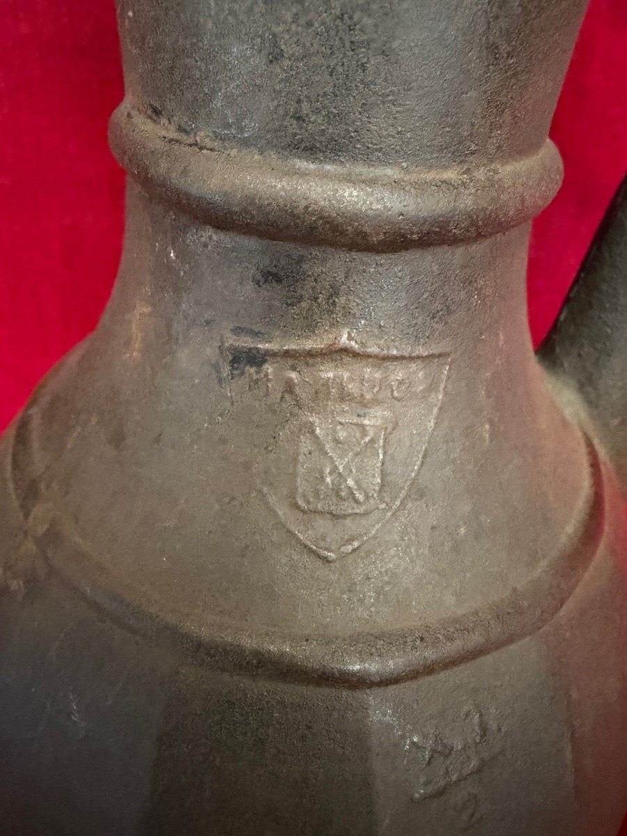 Théière ou pichet russe en fonte XIX ème-photo-4