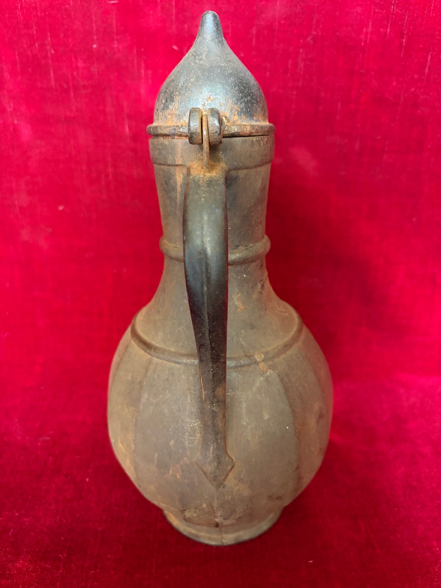 Théière ou pichet russe en fonte XIX ème-photo-2
