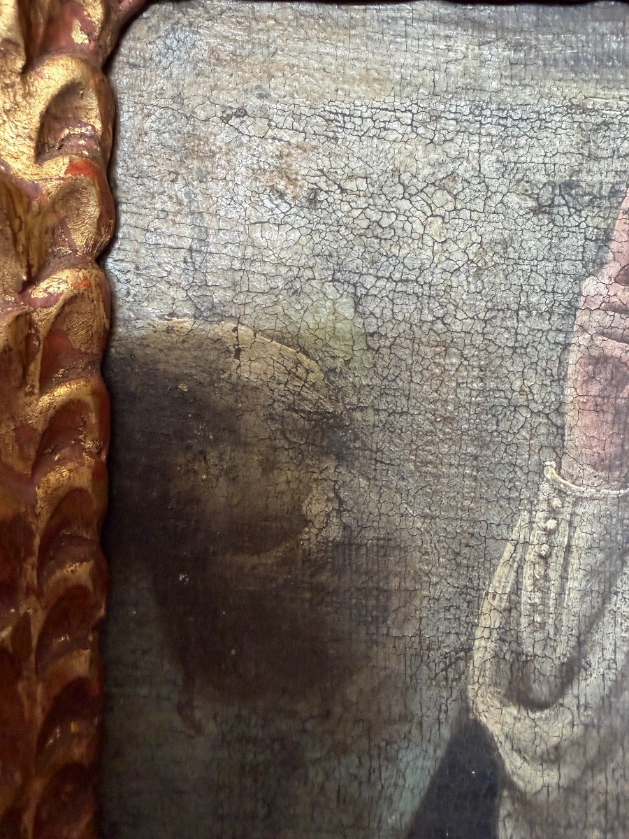 Peinture religieuse XVIII ème -photo-2