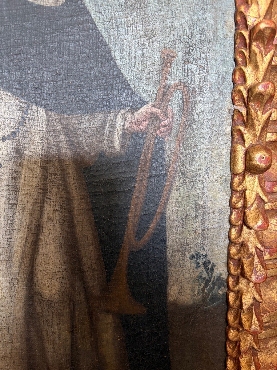 Peinture religieuse XVIII ème -photo-4