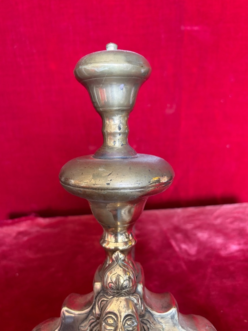 Pair Of 17th-century Andirons Known As “marmouset”-photo-4