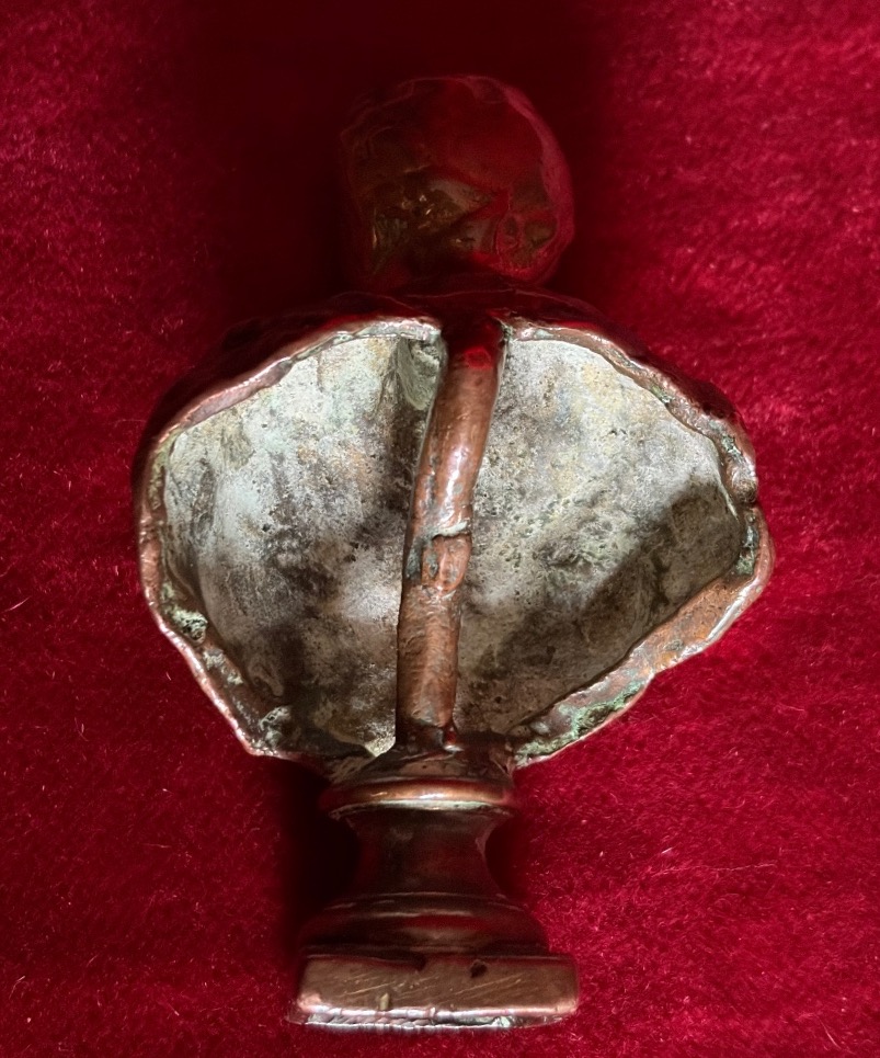 Petit buste d’empereur romain XIX ème-photo-4