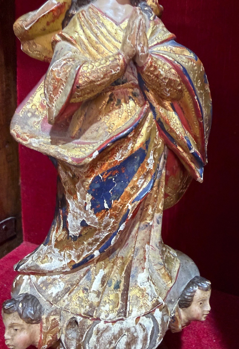 18th-century Statue Of The Virgin-photo-2