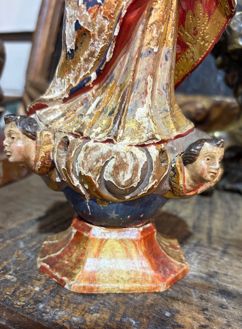 18th-century Statue Of The Virgin-photo-4
