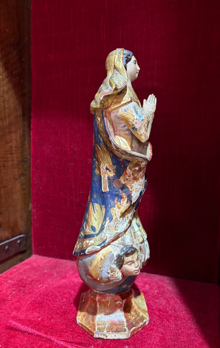 18th-century Statue Of The Virgin-photo-3