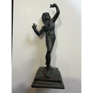 Petit faune dansant en bronze XIX ème