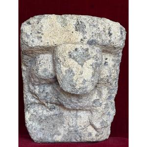 Romanesque Carved Stone Element