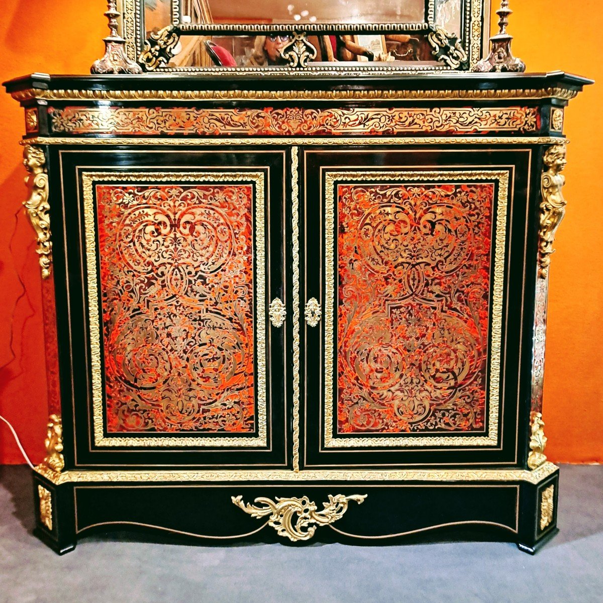 Furniture Napoleon III Boulle Marquetry-photo-6