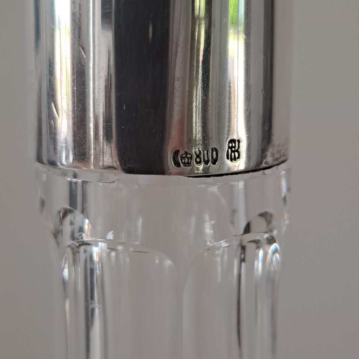 Carafe en cristal Col Argent (Allemagne)-photo-4