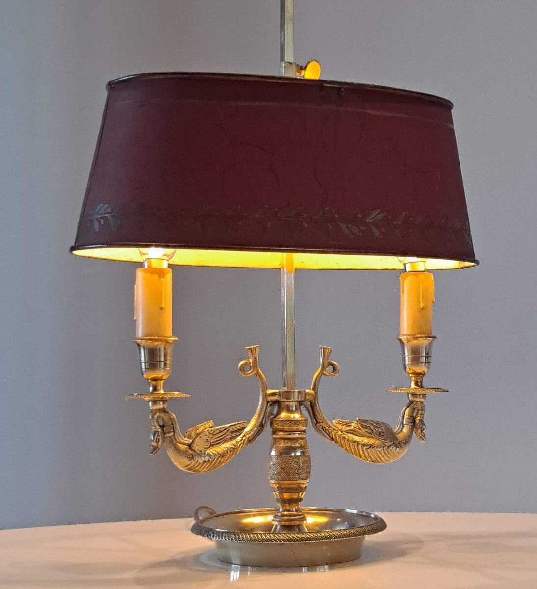 20th Century 2-light Hot Water Bottle Lamp-photo-3