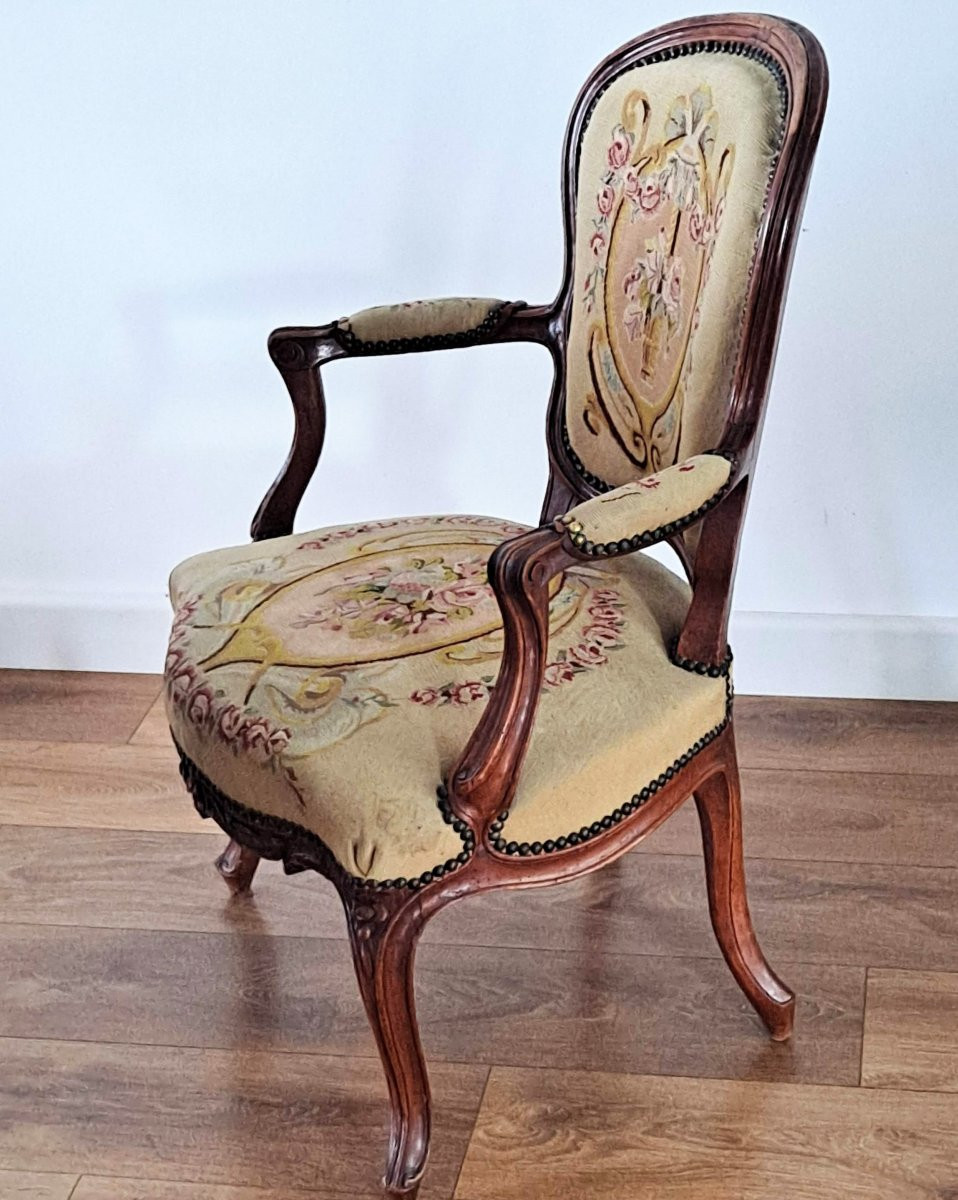 Fauteuil époque Louis XV-photo-2