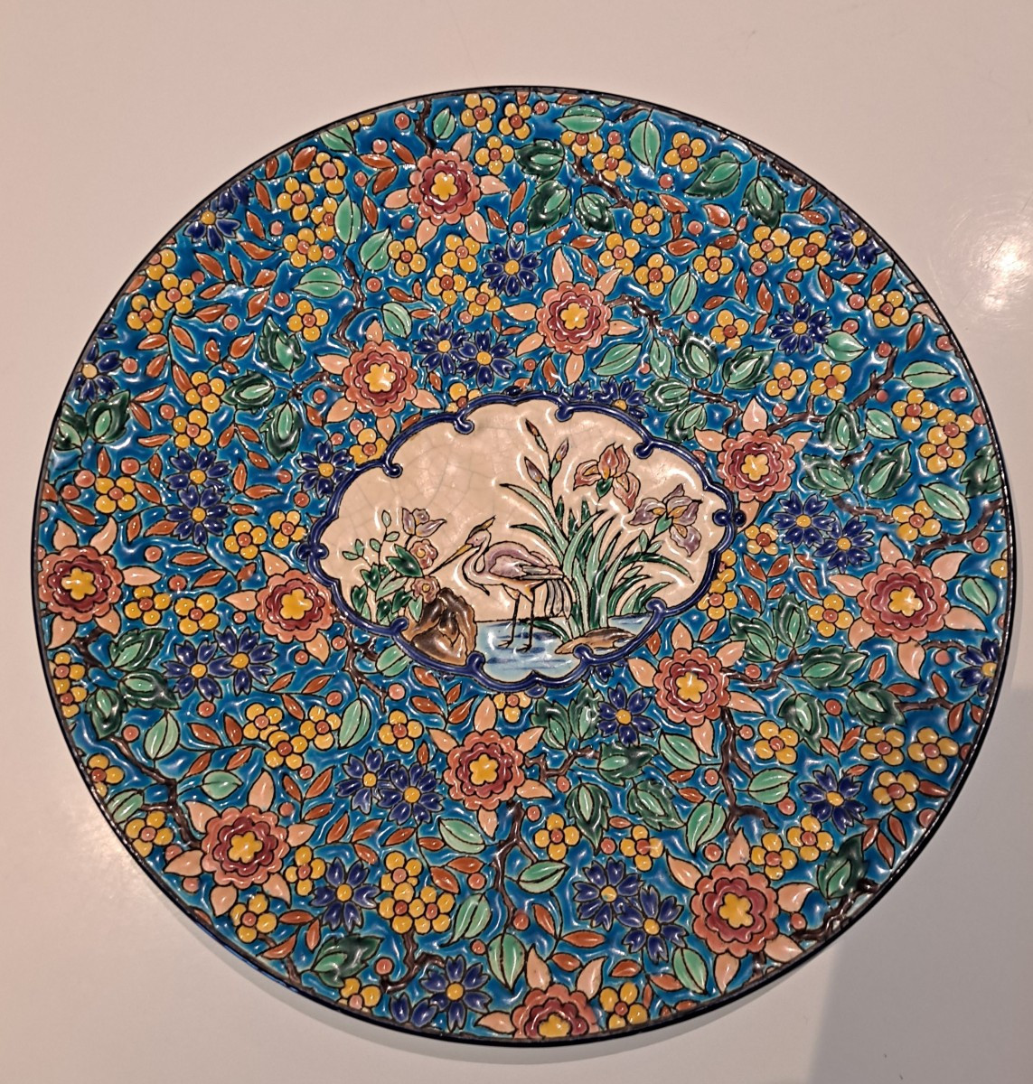 Longwy Enamel Dish