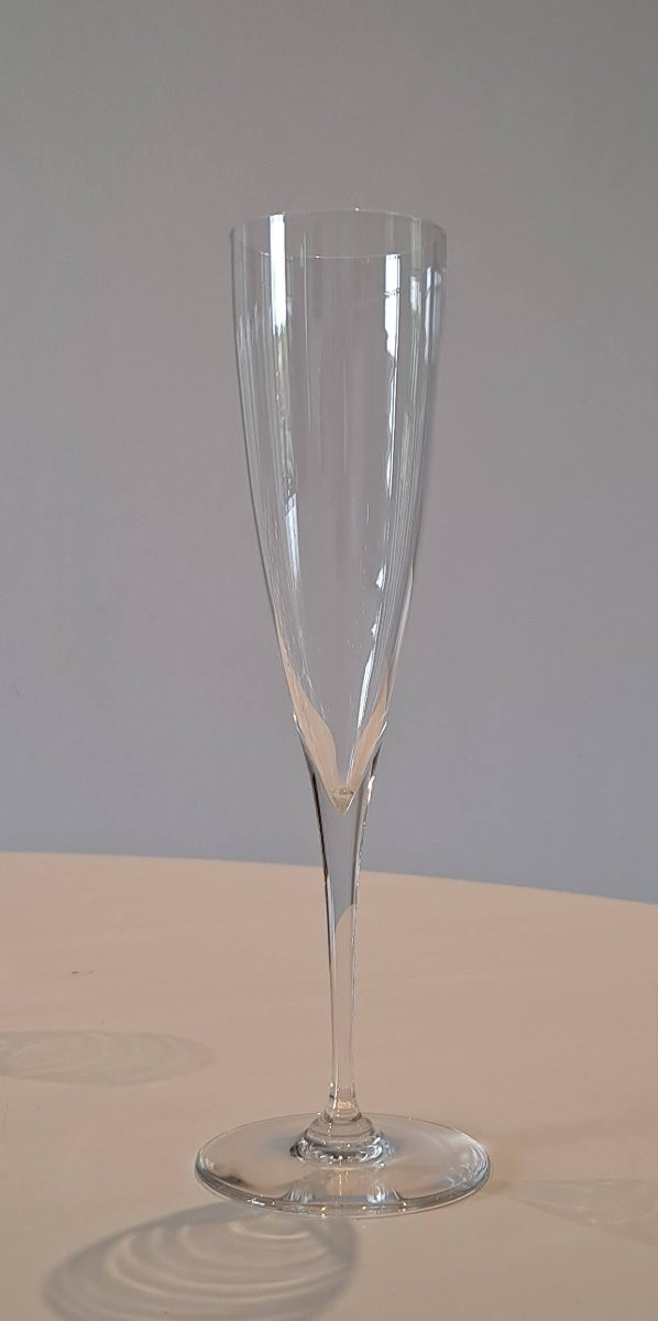 Set Of 36 Baccarat Dom Perignon Glasses-photo-4