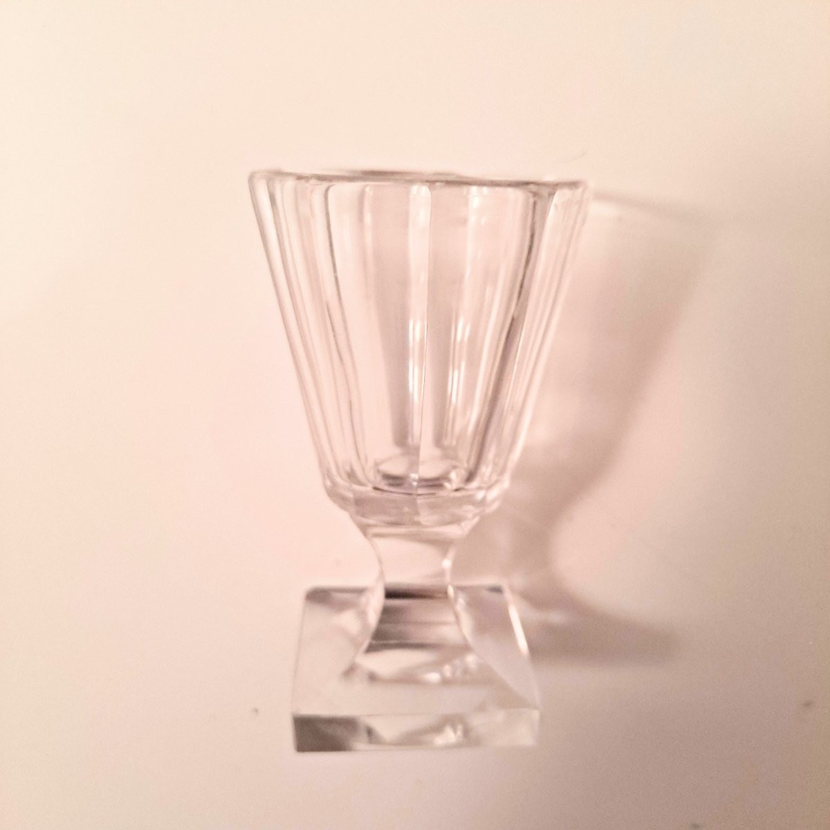 Cave à liqueur Napoléon III verrerie complète Baccarat-photo-3