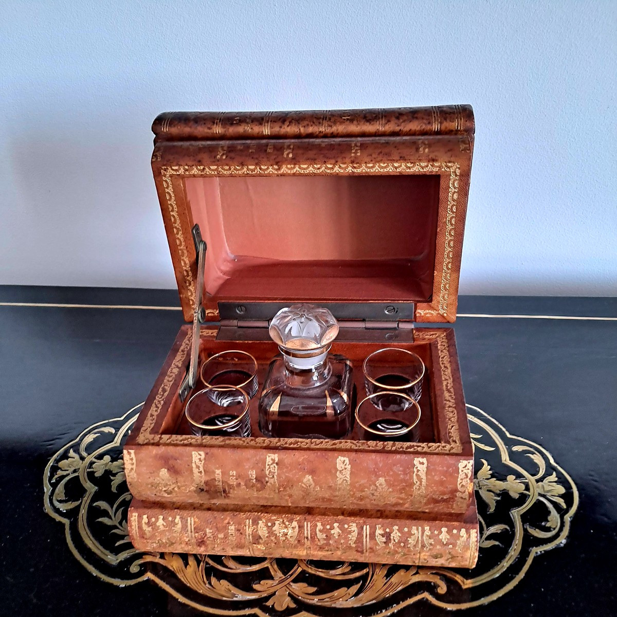 Liquor Cellar Trompe l'Oeil Fake Books
