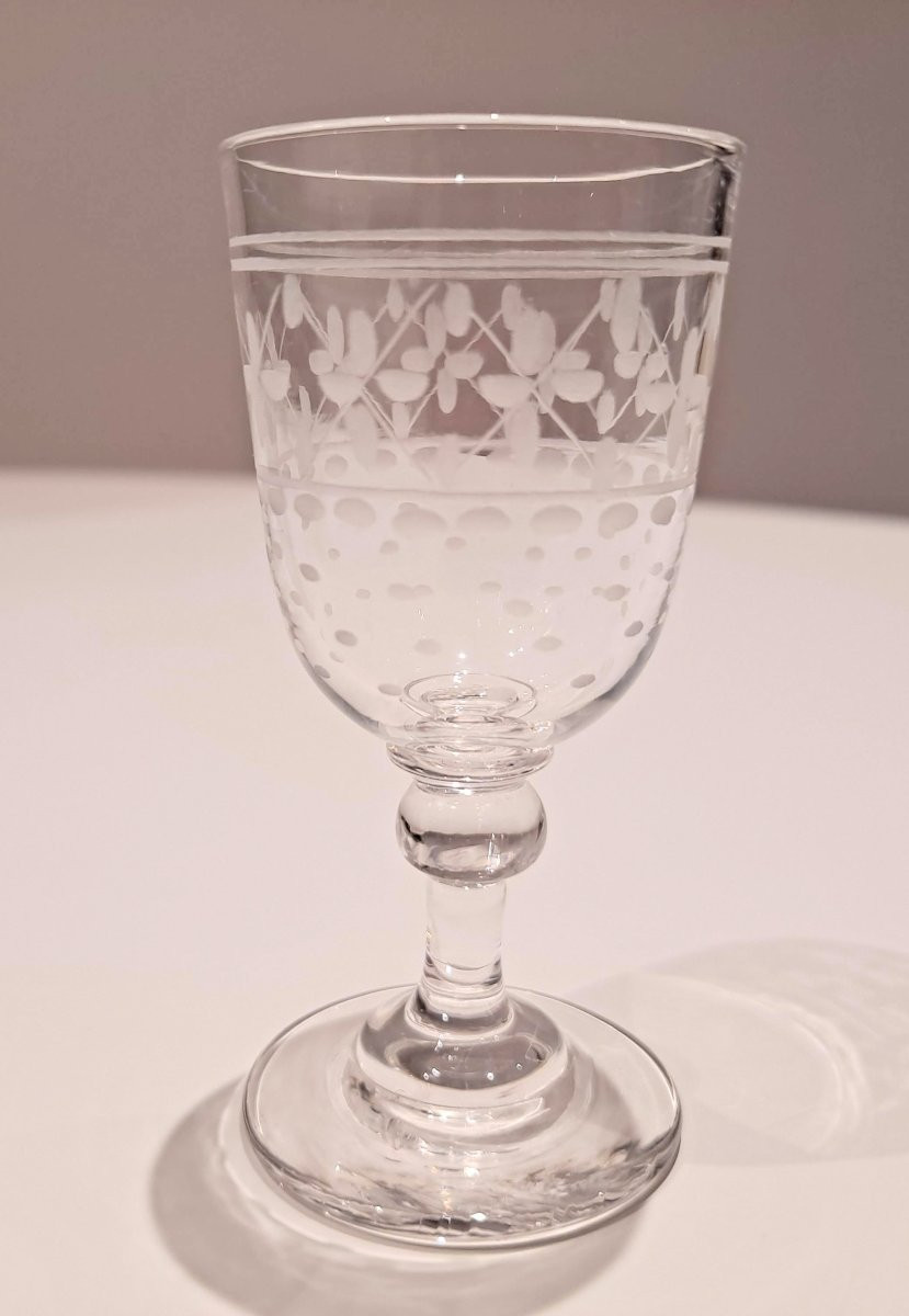 Cave à liqueur Napoléon III en palissandre verrerie complète-photo-6