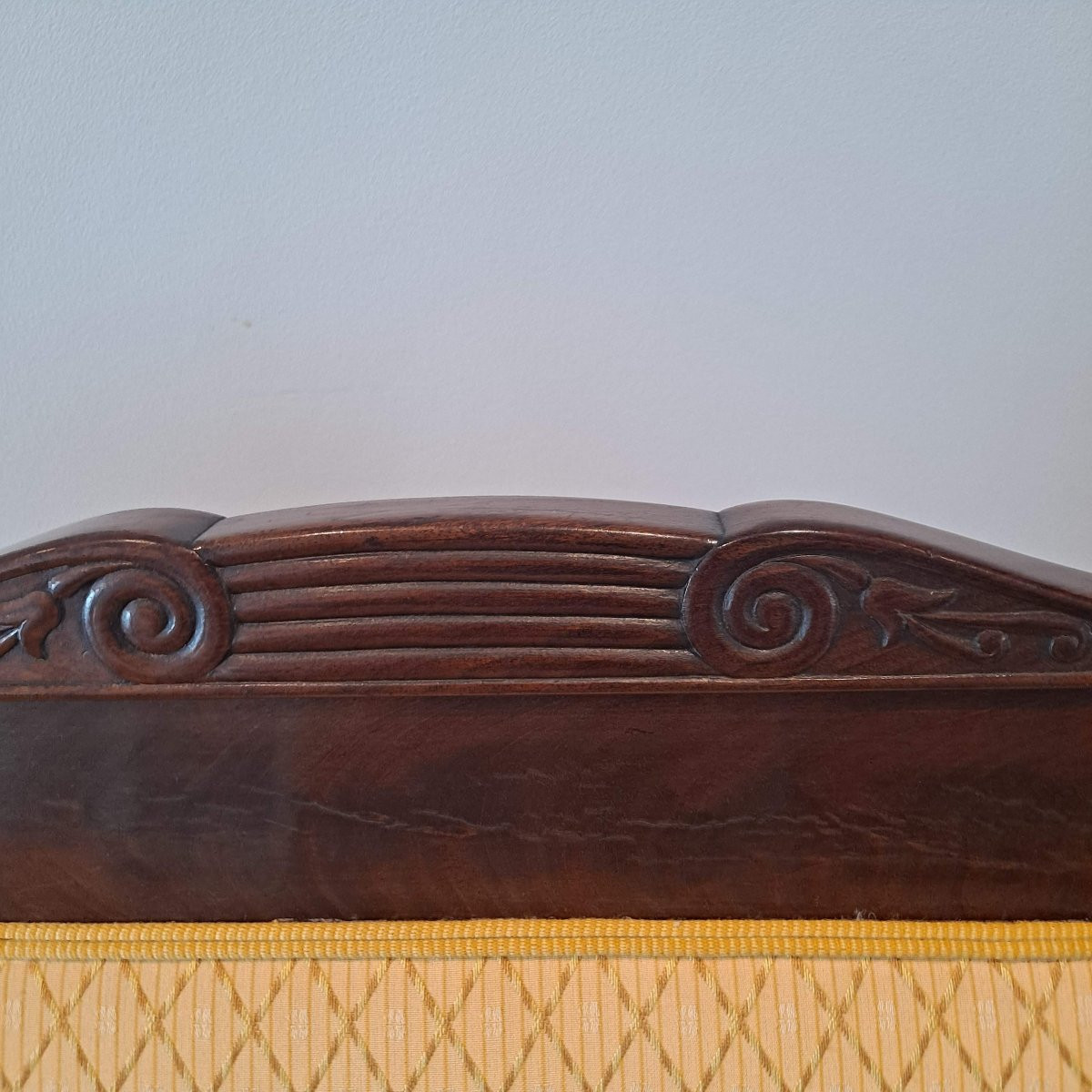 Pair Of Mahogany Veneer Armchairs, 19th Century Restoration Period-photo-3