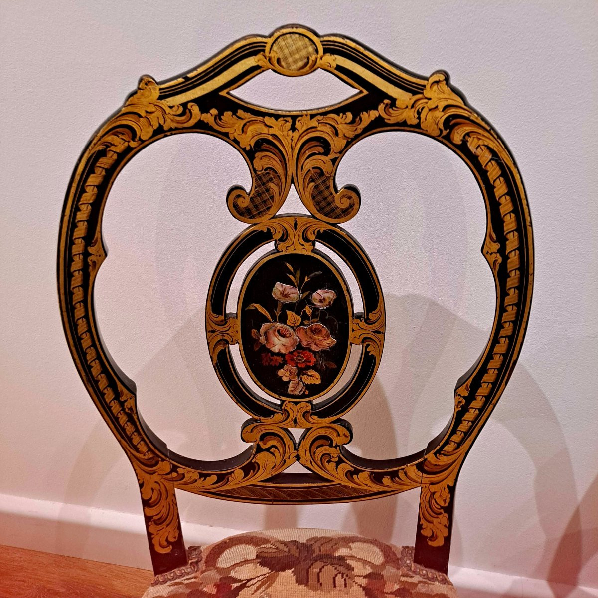 Paire de chauffeuses Napoléon III -photo-3