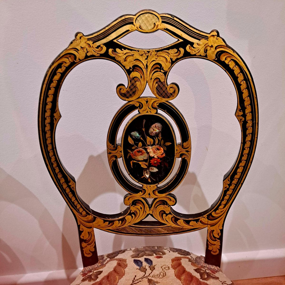 Paire de chauffeuses Napoléon III -photo-4