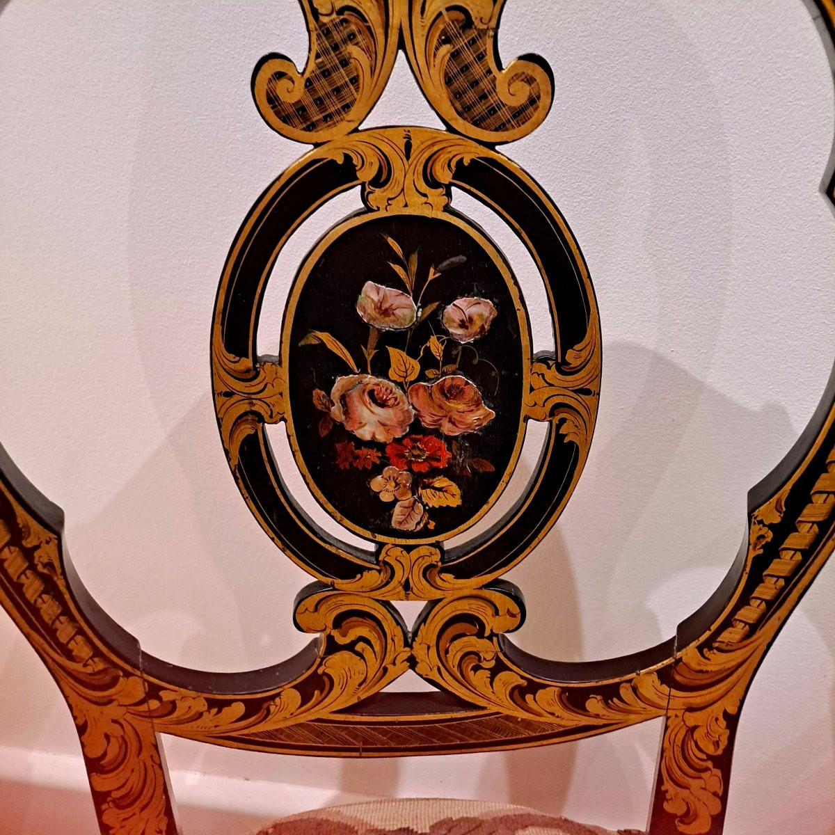 Paire de chauffeuses Napoléon III -photo-5