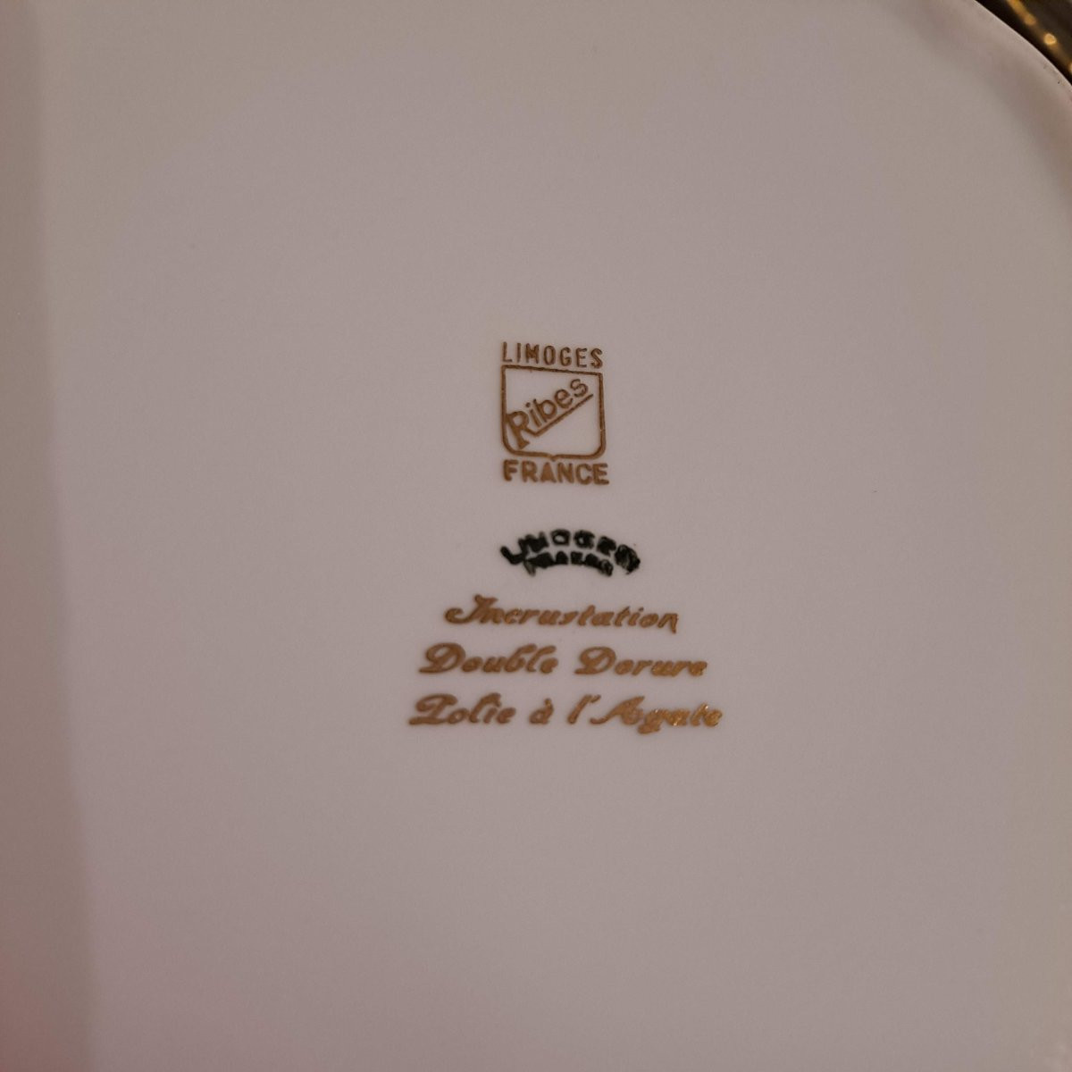 Porcelain Dinner Service Ribes à Limoges-photo-4