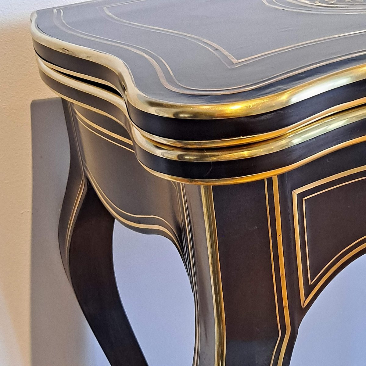 Napoleon III Style Louis XV Games Table-photo-2