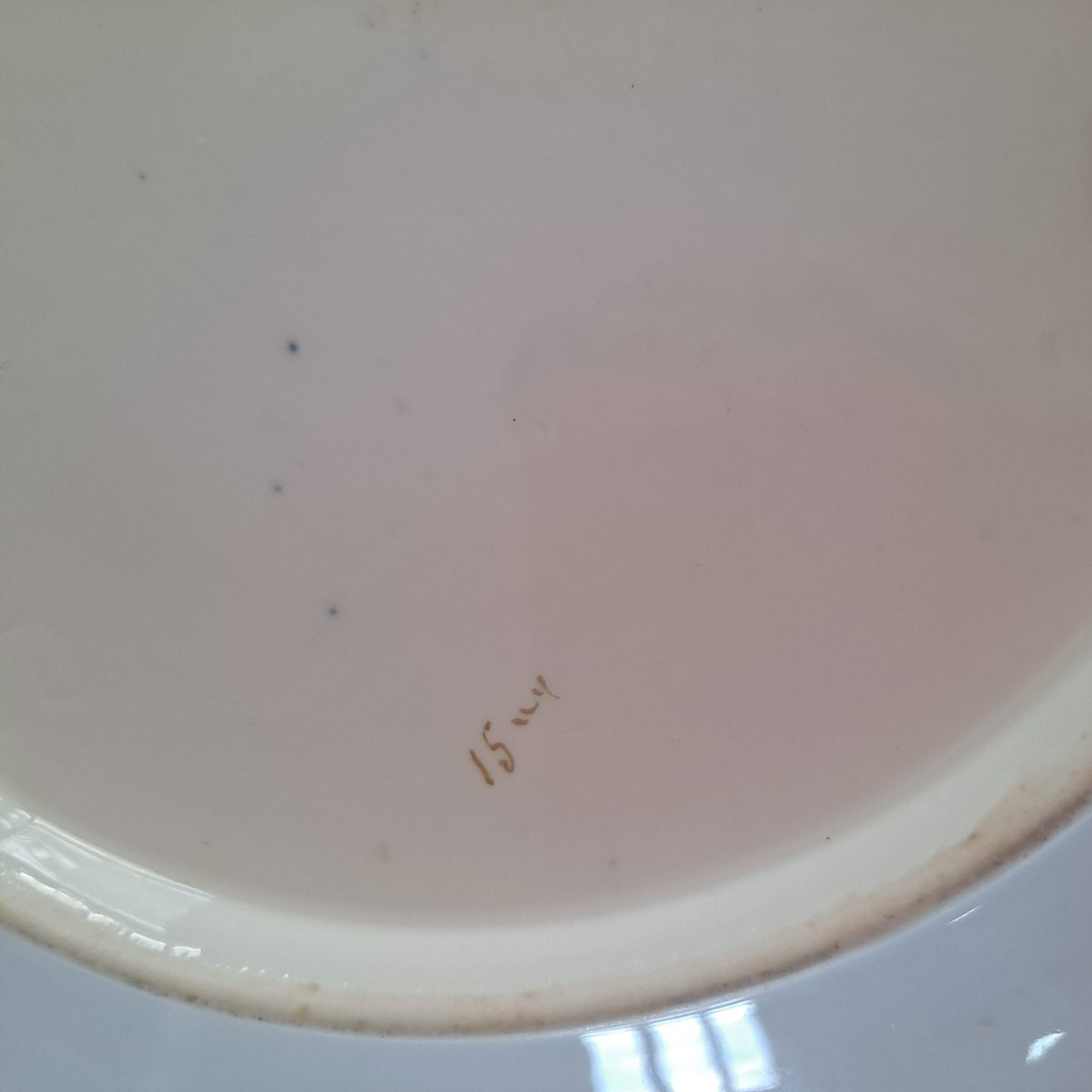 Assiette en porcelaine de Sèvres Service capraire début XIXème-photo-2