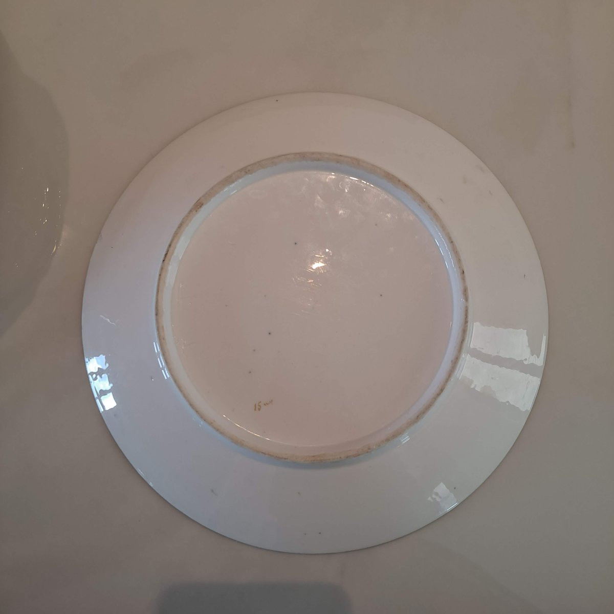 Assiette en porcelaine de Sèvres Service capraire début XIXème-photo-2