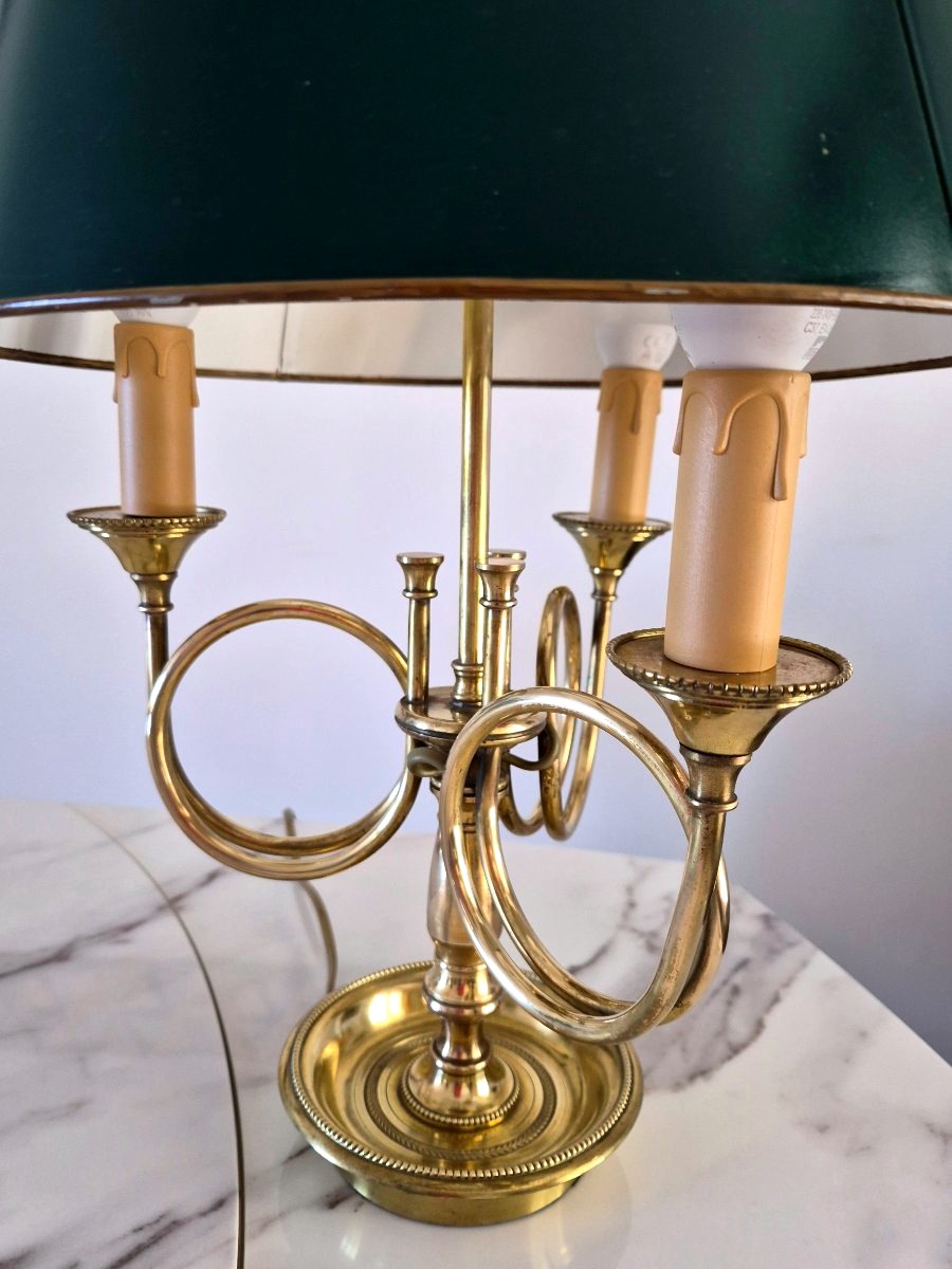 Hot Water Bottle Lamp, Hunting Horn Design-photo-3