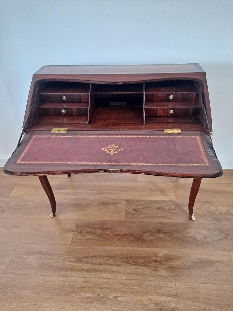 Slope Desk Louis XV Marquetry-photo-1